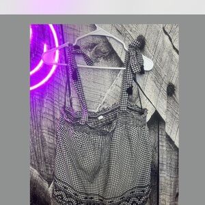 Old Navy Monochrome Checkered Dress